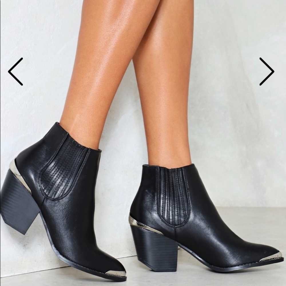 Nasty Gal Revolver Western Ankle Boot